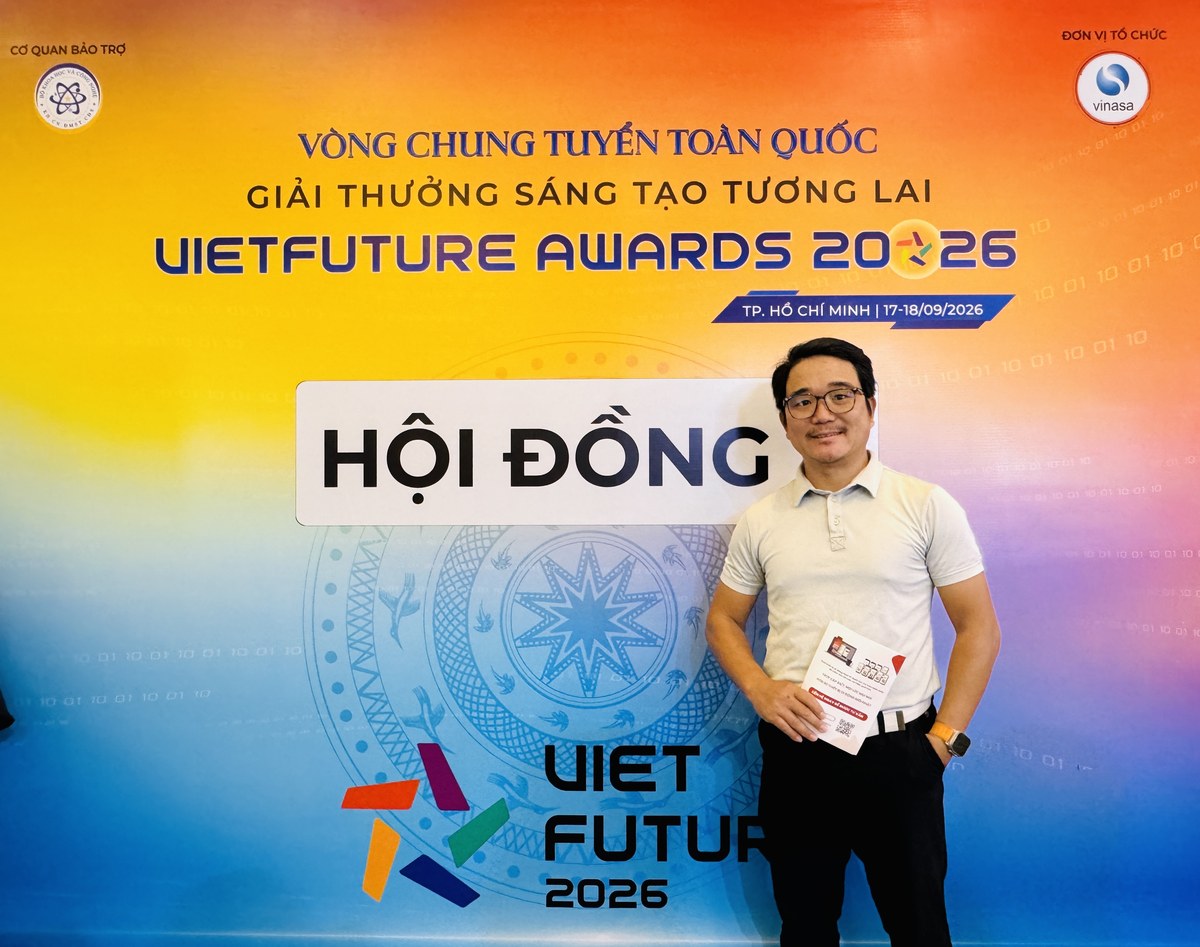 Mentor Nguyễn Tấn Tuấn tại vòng chung tuyển toàn quốc VietFuture 2026